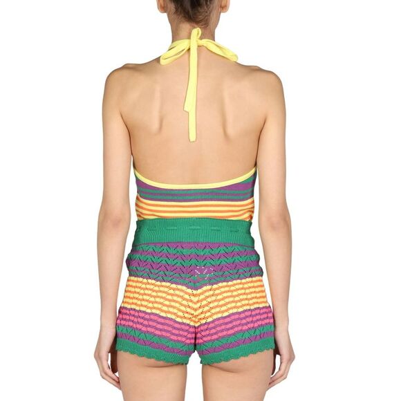 Gallo 1927 Women Striped Pattern Top - Picture 3 of 4